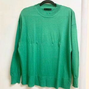 Marks and Spencer Green Crew Neck Lightweight Sweater Women’s Large